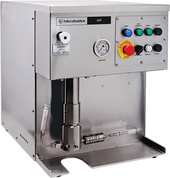Omogenizator electrohidraulic pentru procesare volume extrem de mici de proba (1 ml)