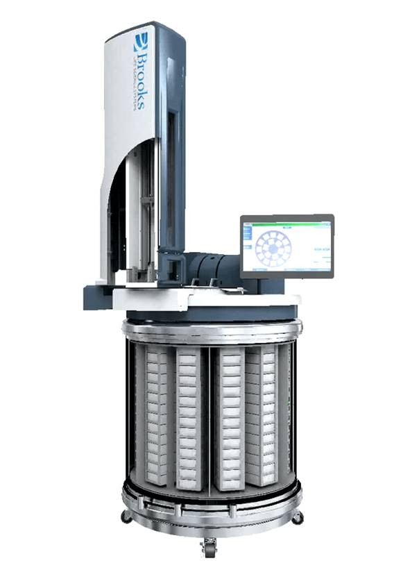 Sistem automat stocare probe in azot lichid la -190°C