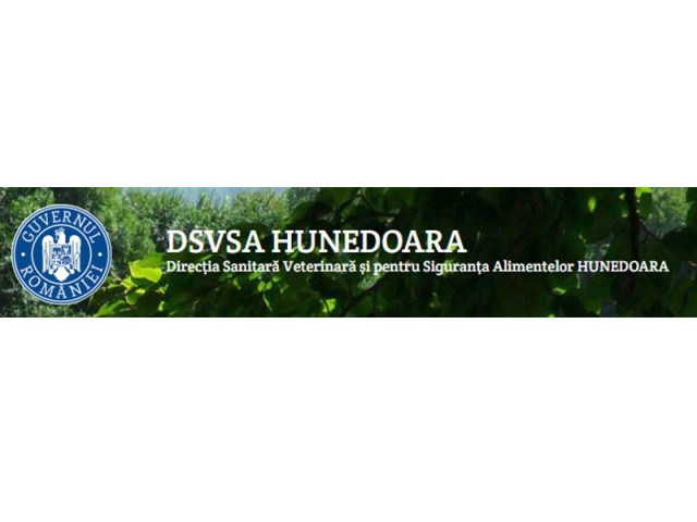 DIRECTIA SANITAR VETERINARA SI PENTRU SIGURANTA ALIMENTELOR HUNEDOARA